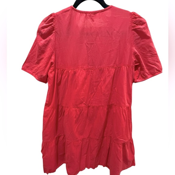 NWT size 0 ba&sh Robe Iana dress  Short dress
V neck
Balloon sleeves
100% cotton - Picture 9 of 11